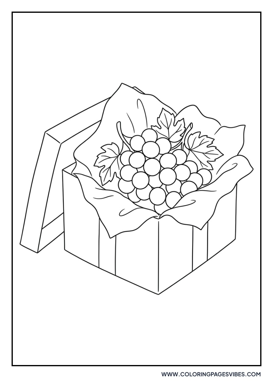 Grapes in a Gift Box