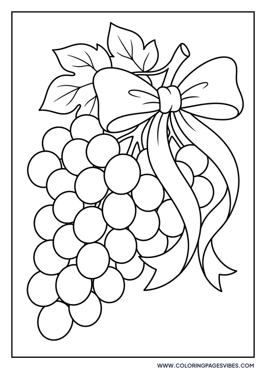 Grapes with Ribbon