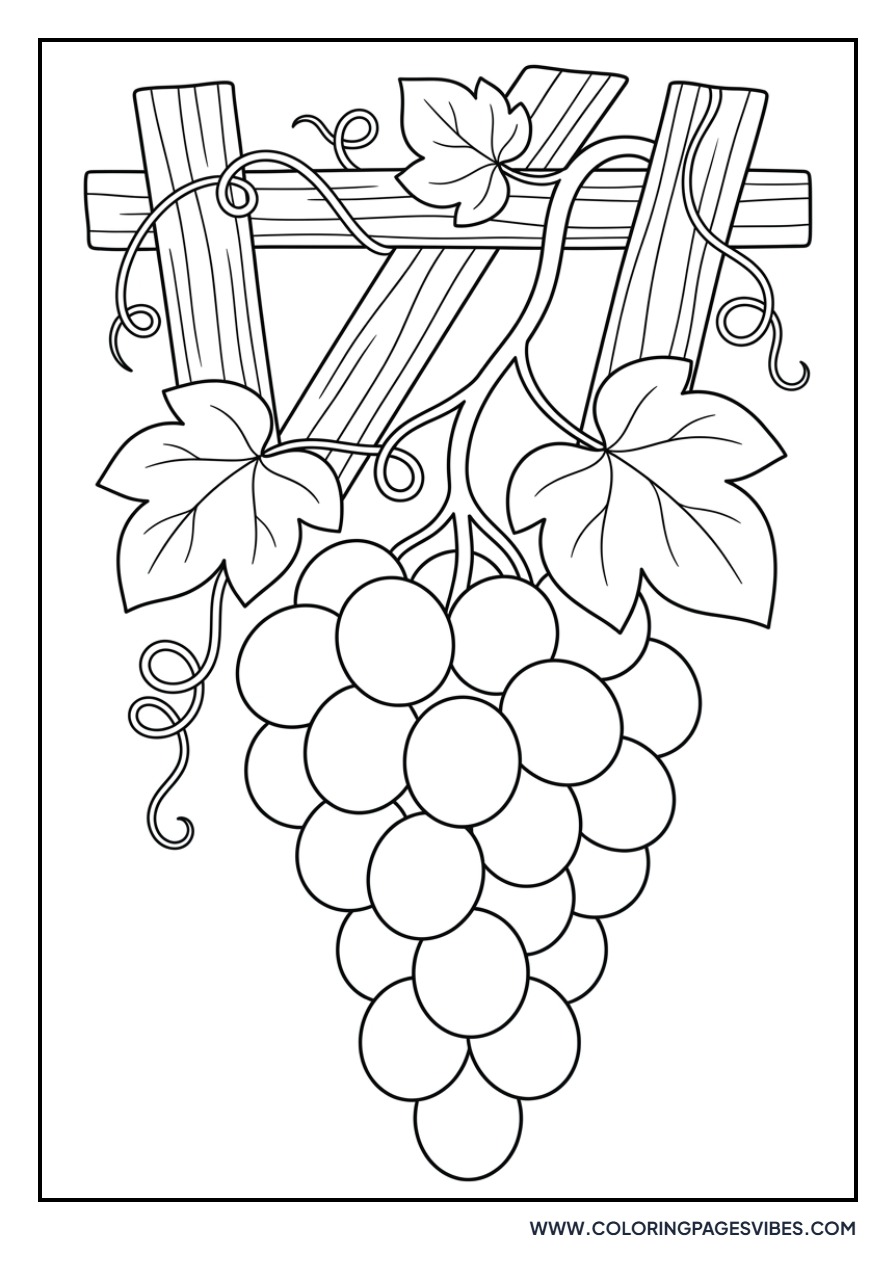 Hanging Grape Cluster