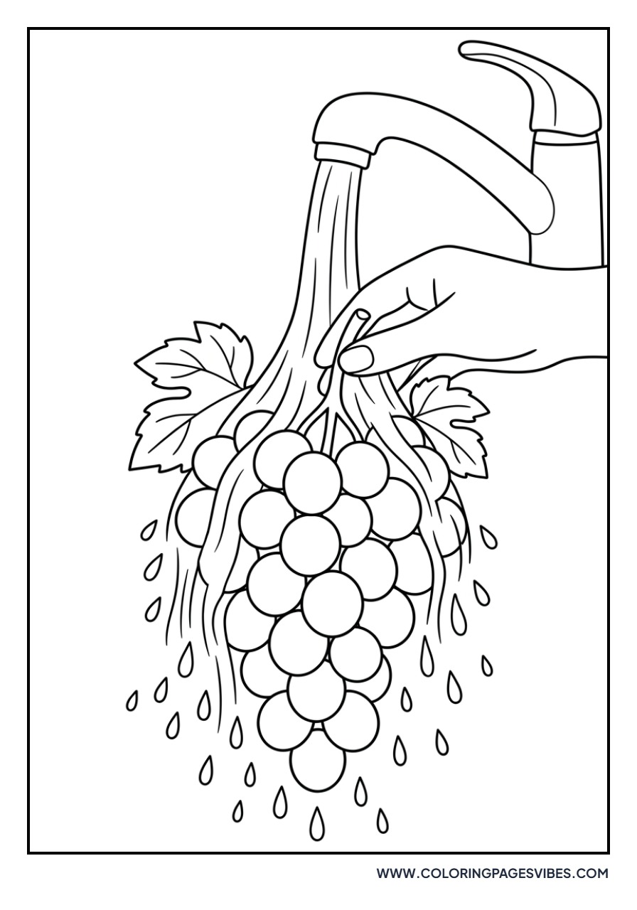 Washing Grapes