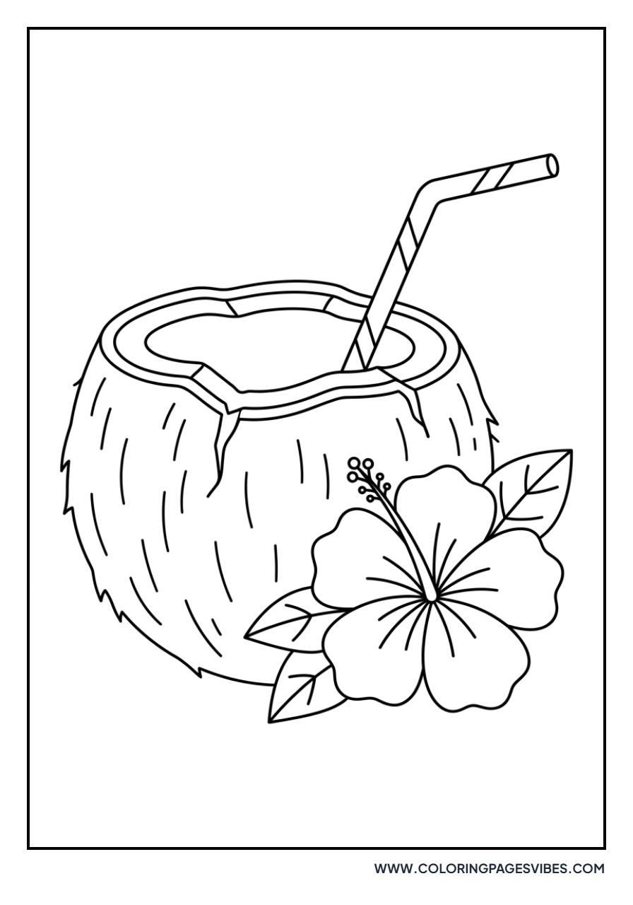 Hibiscus and Coconut