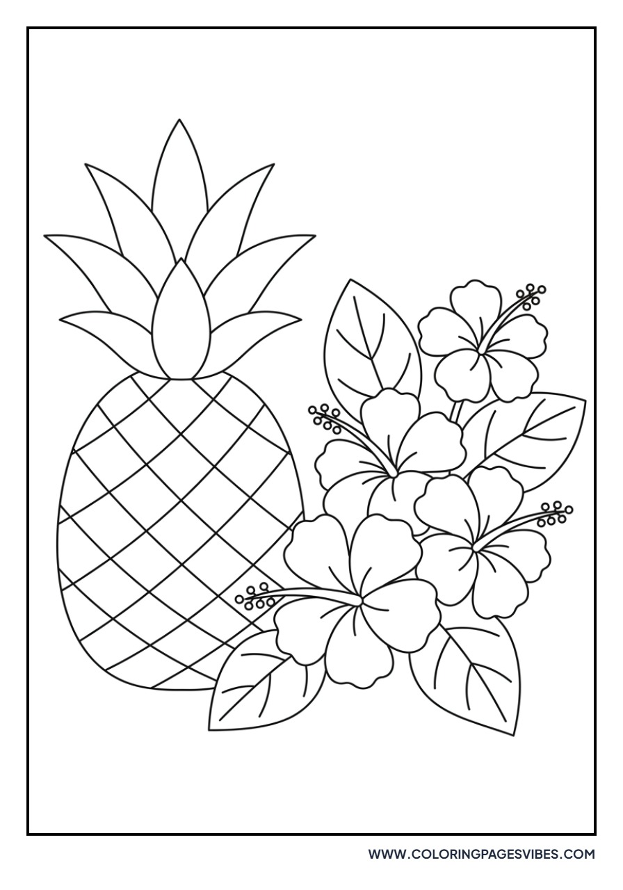 Hibiscus and Pineapple