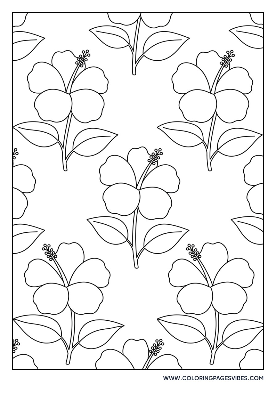 Hibiscus Pattern