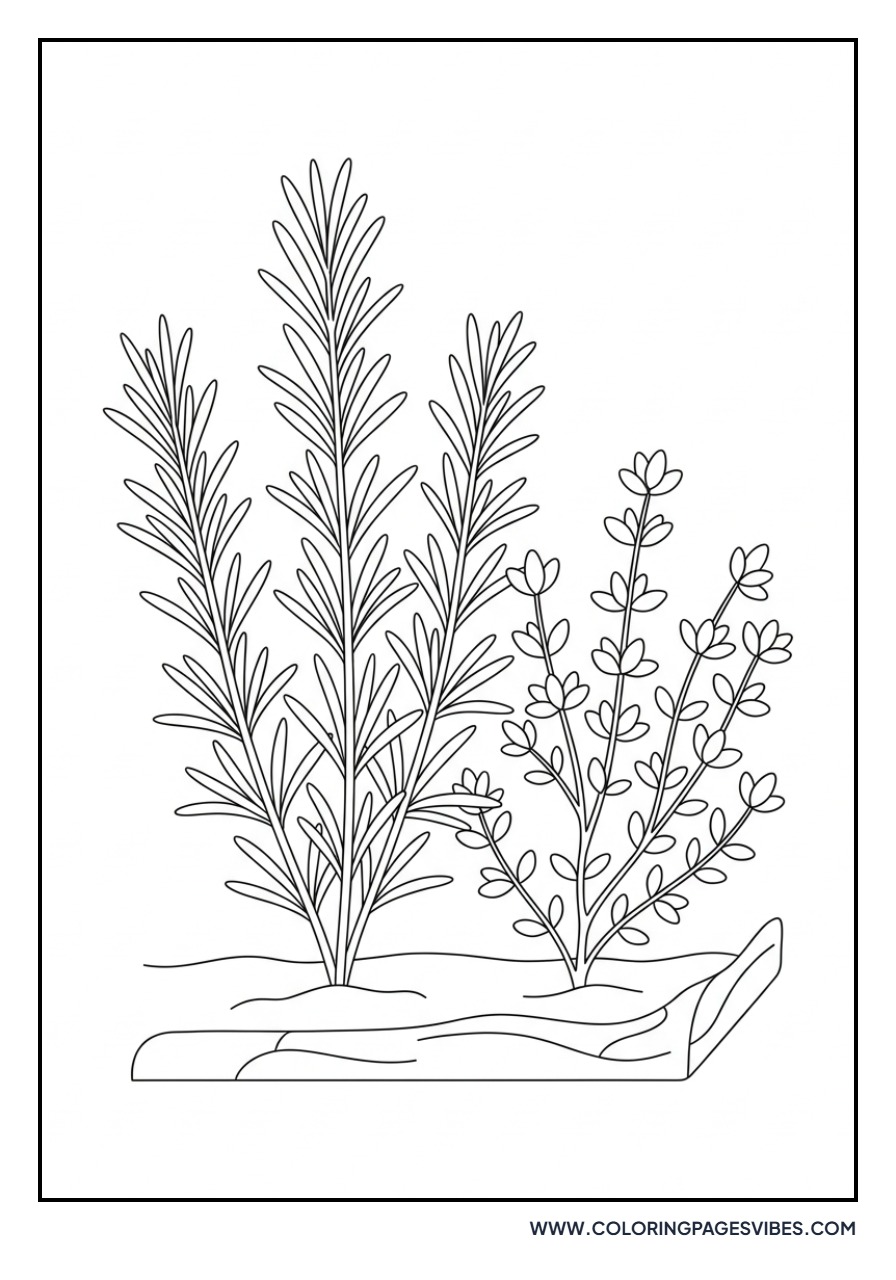 Lavender and Herbs Garden