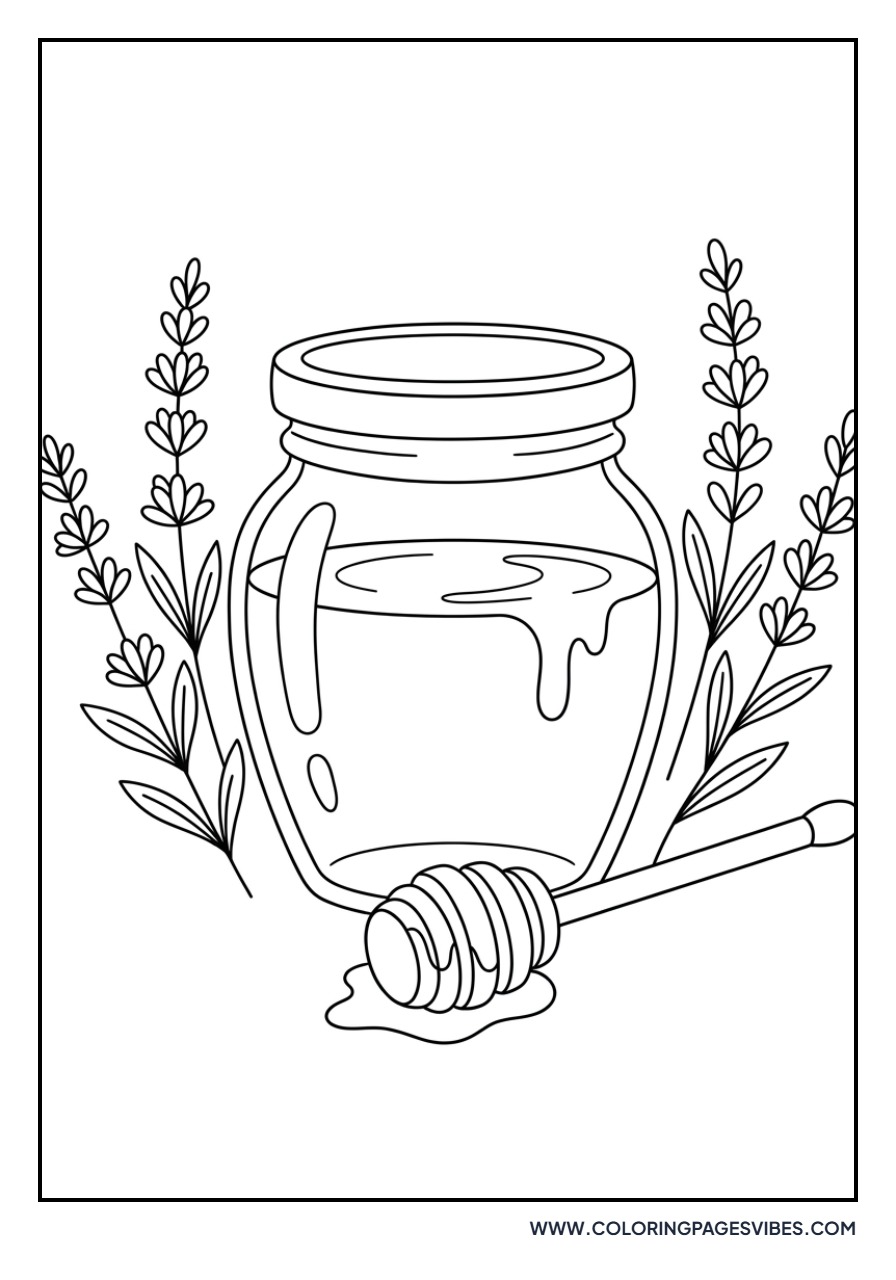 Lavender and Honey Jar