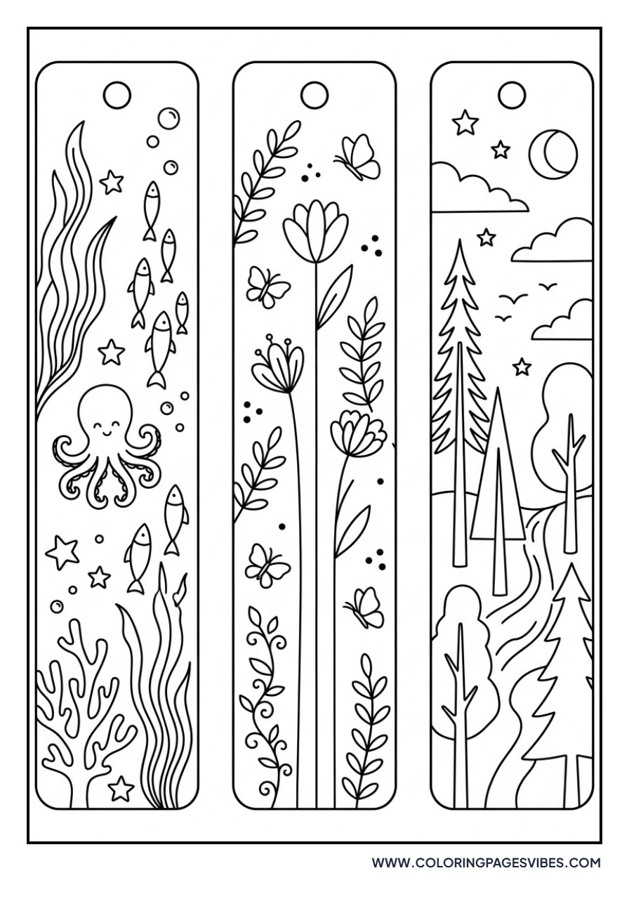 Lavender Bookmark Designs