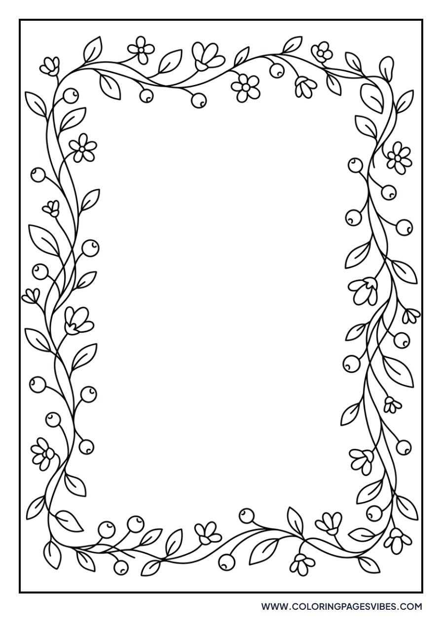 Lavender Border Design