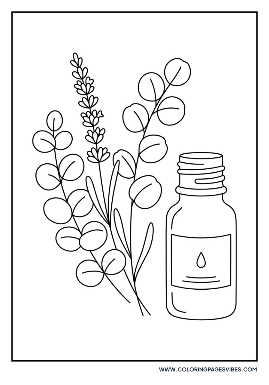 Lavender Essential Oil Bottle
