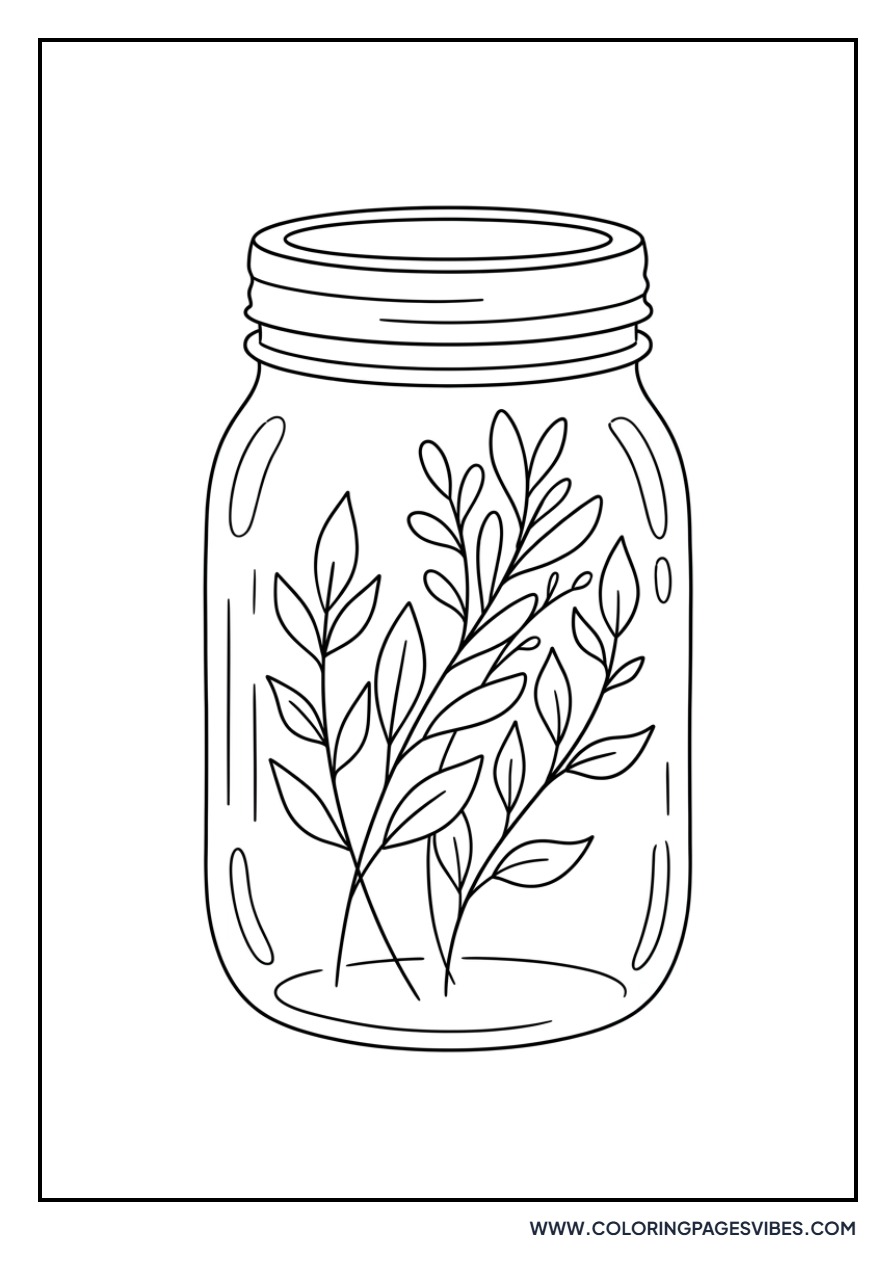 Lavender in a Mason Jar