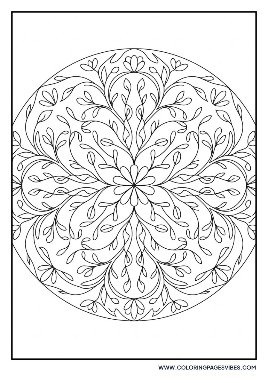 Lavender Mandala