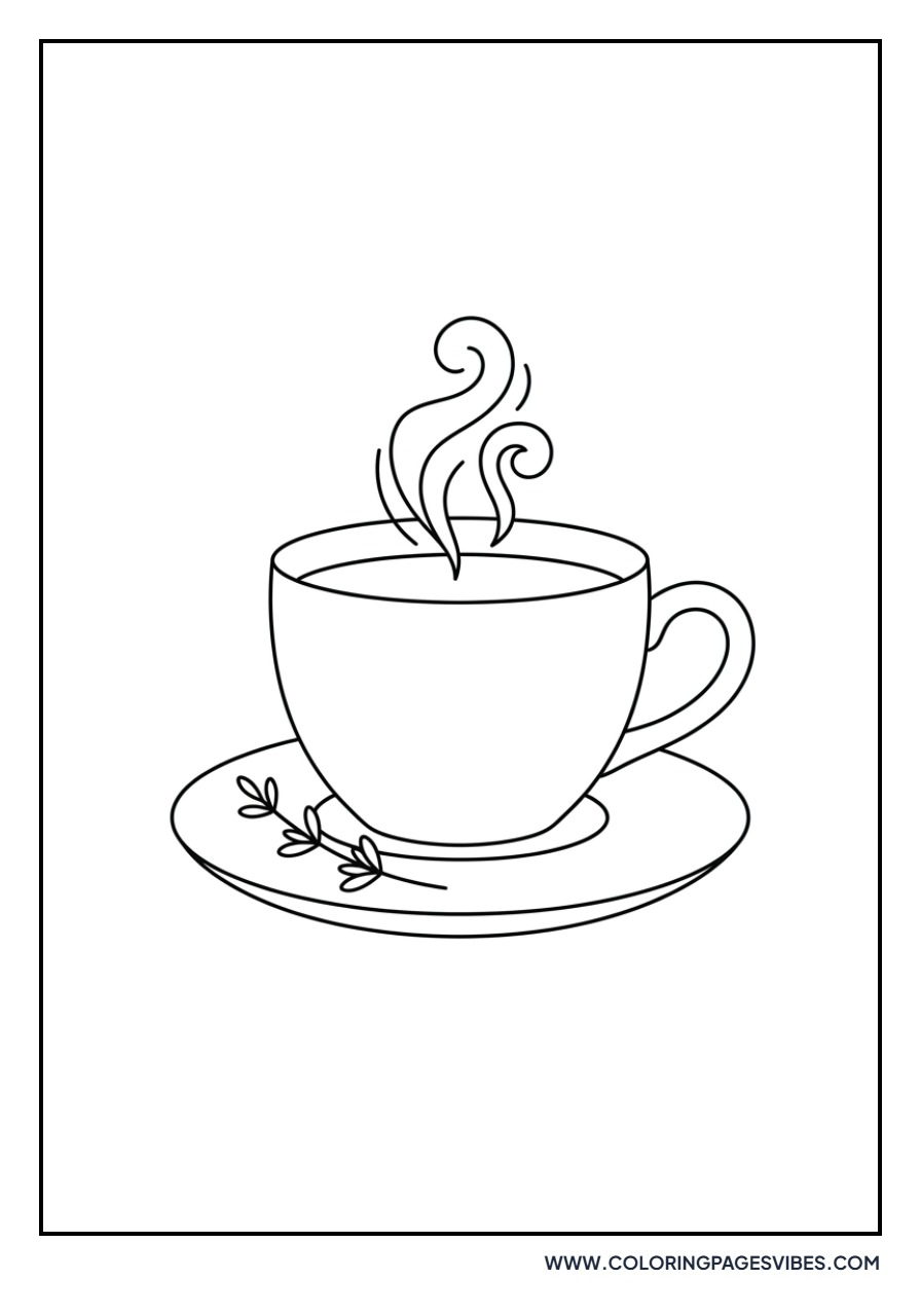 Lavender Tea Cup