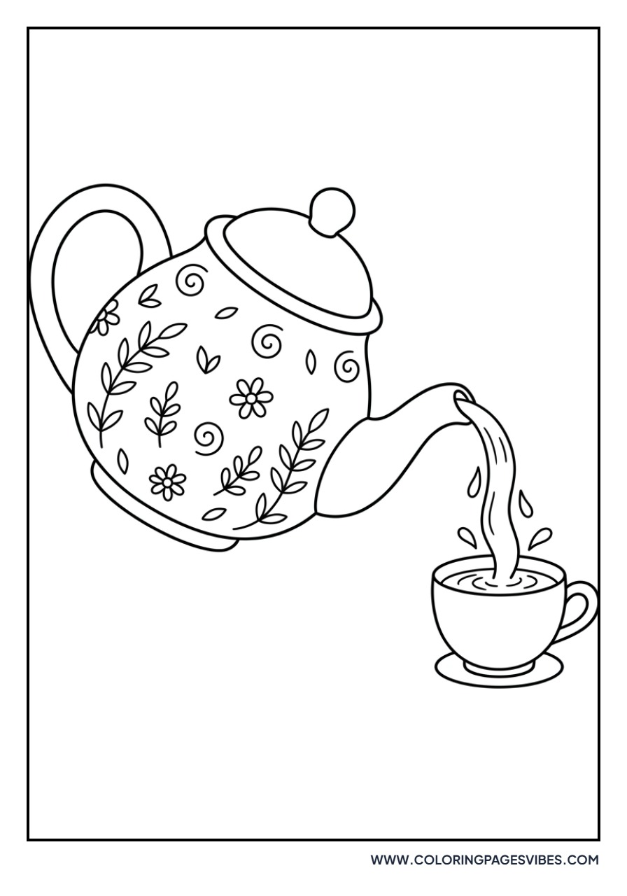 Lavender Tea Pot