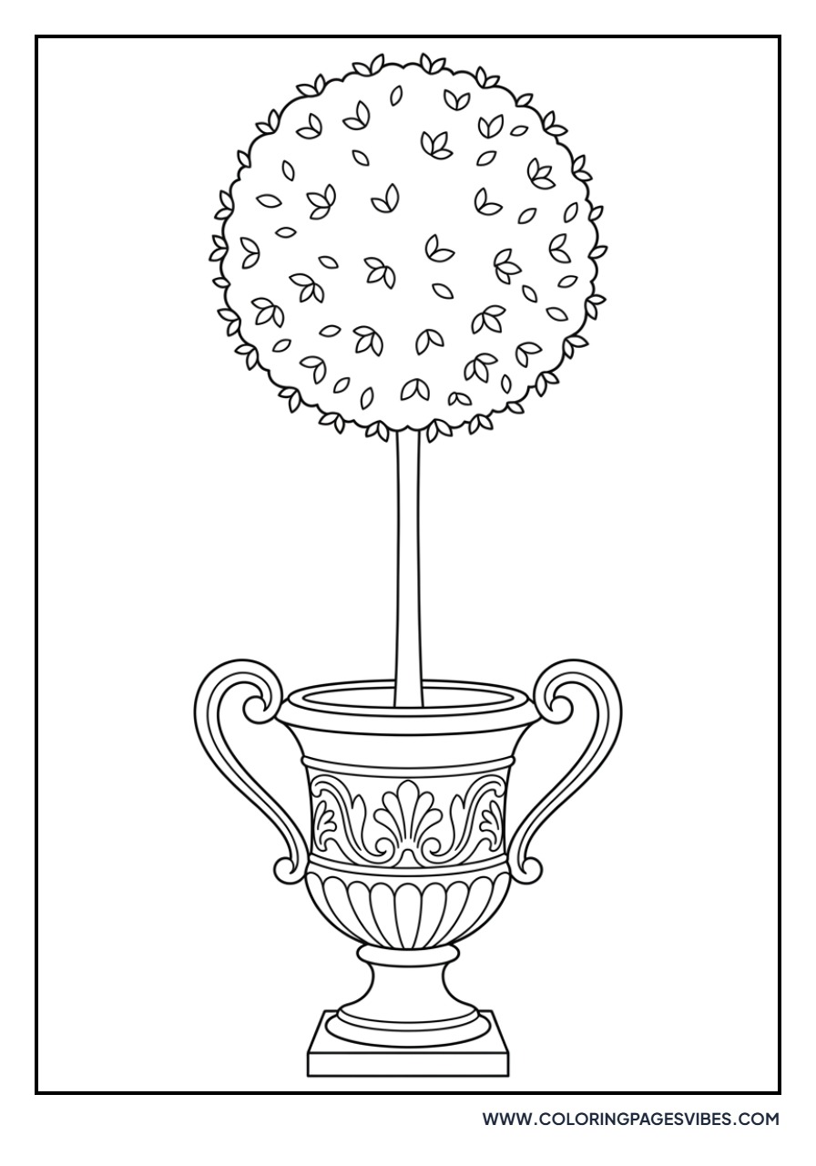 Lavender Topiary