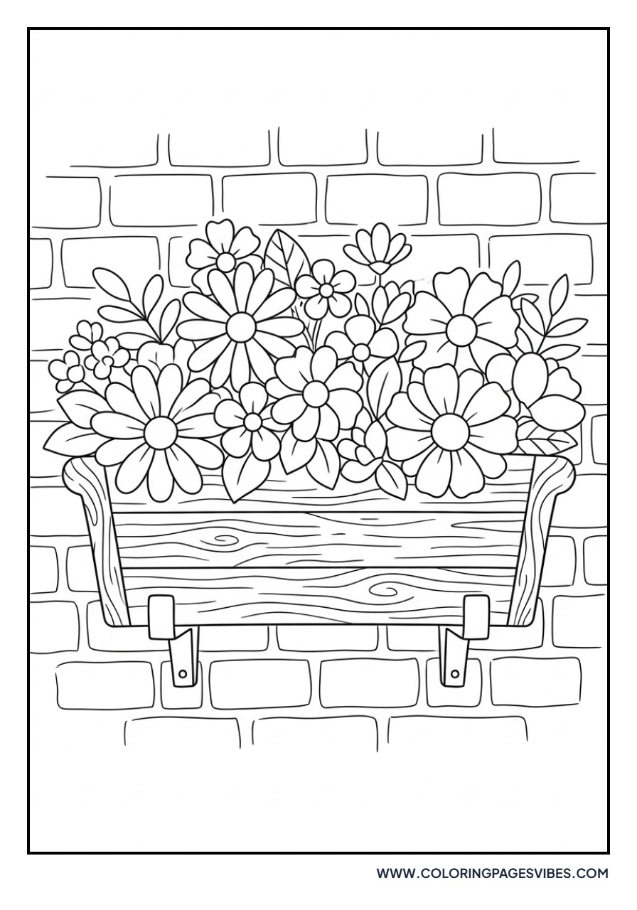 Lavender Window Box