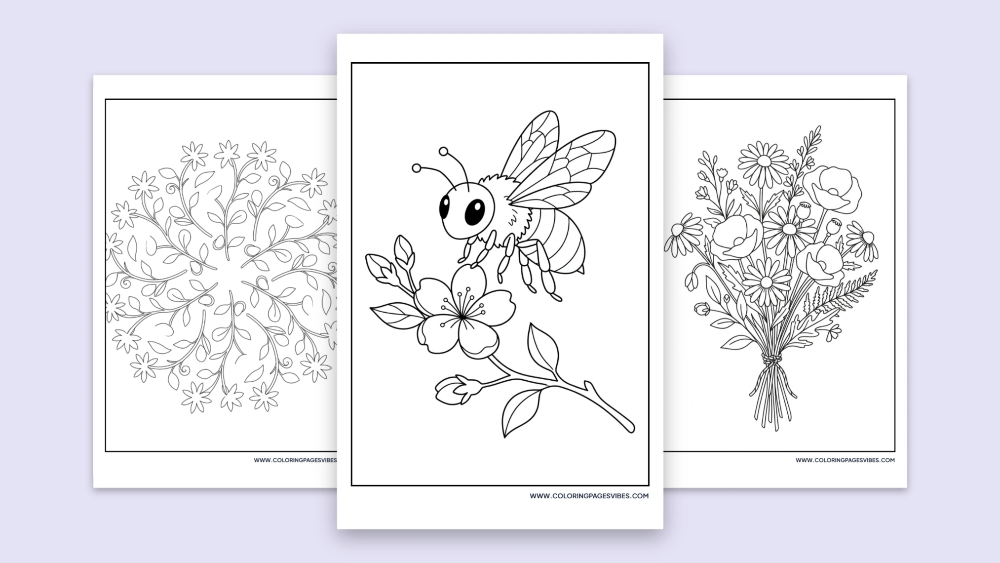 45+ Free Printable Lavender Coloring Pages (PDF)
