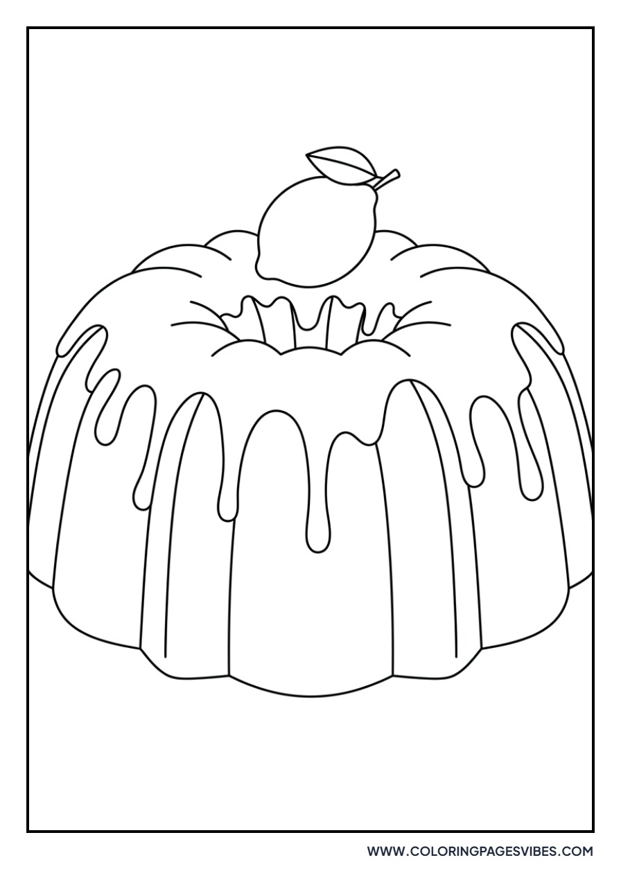 Lemon Cake with Glaze