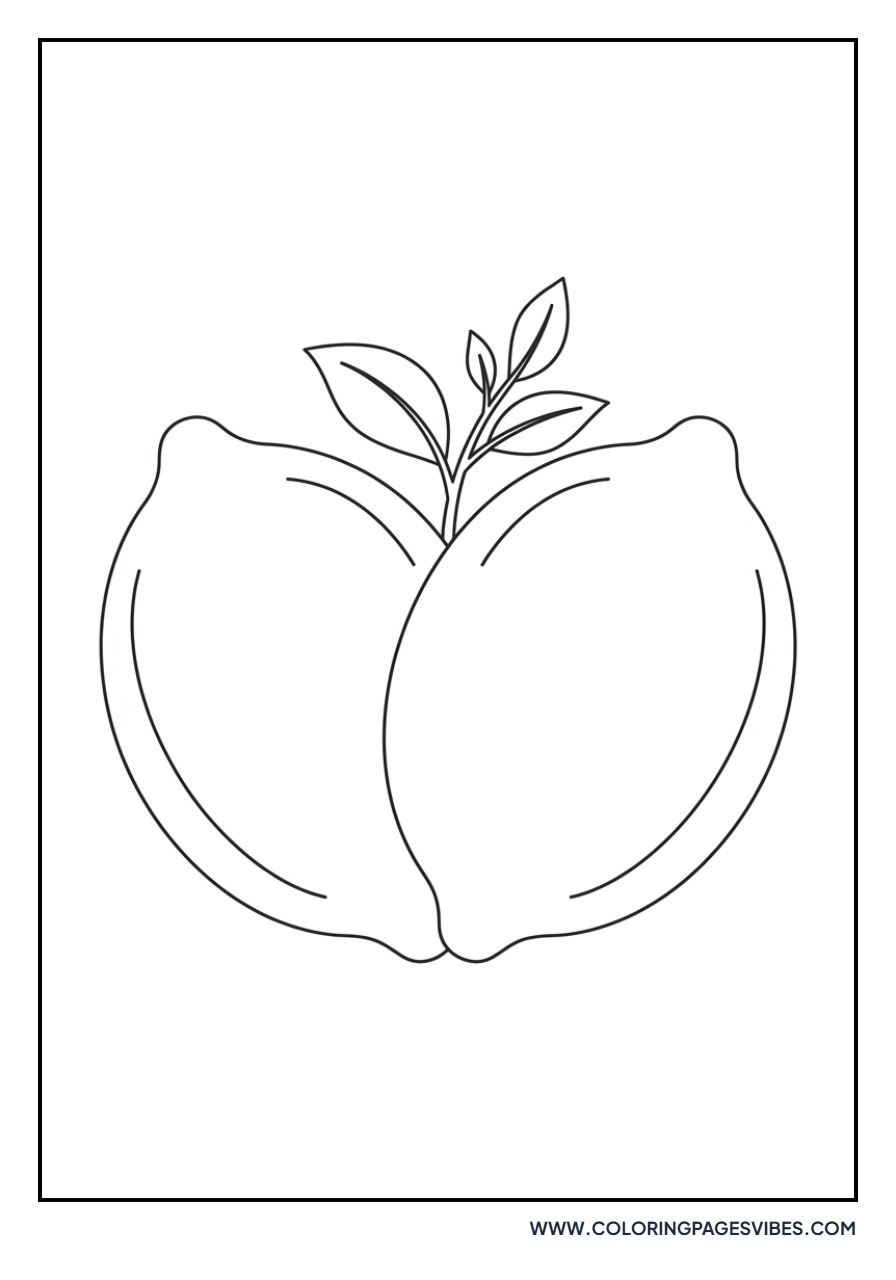 Lemon Heart Shape
