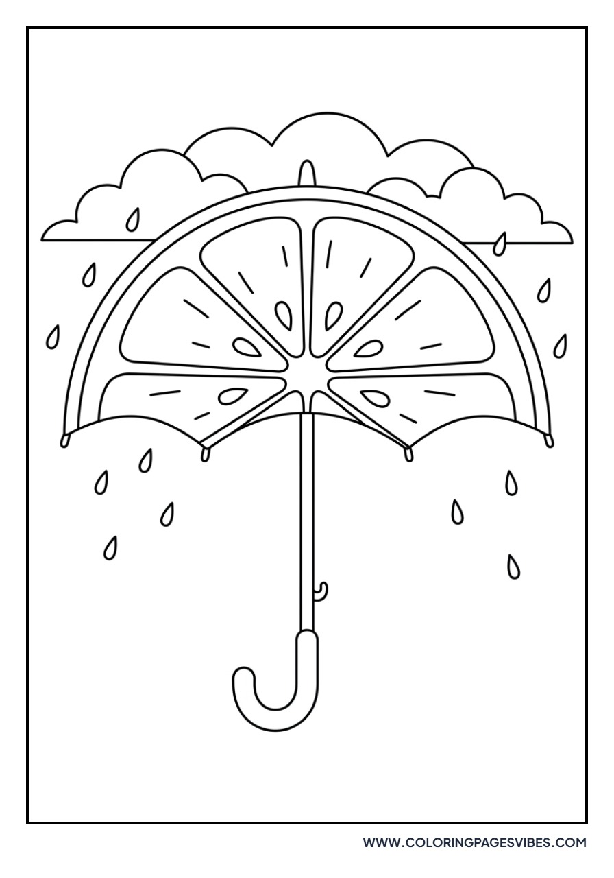 Lemon Slice Umbrella