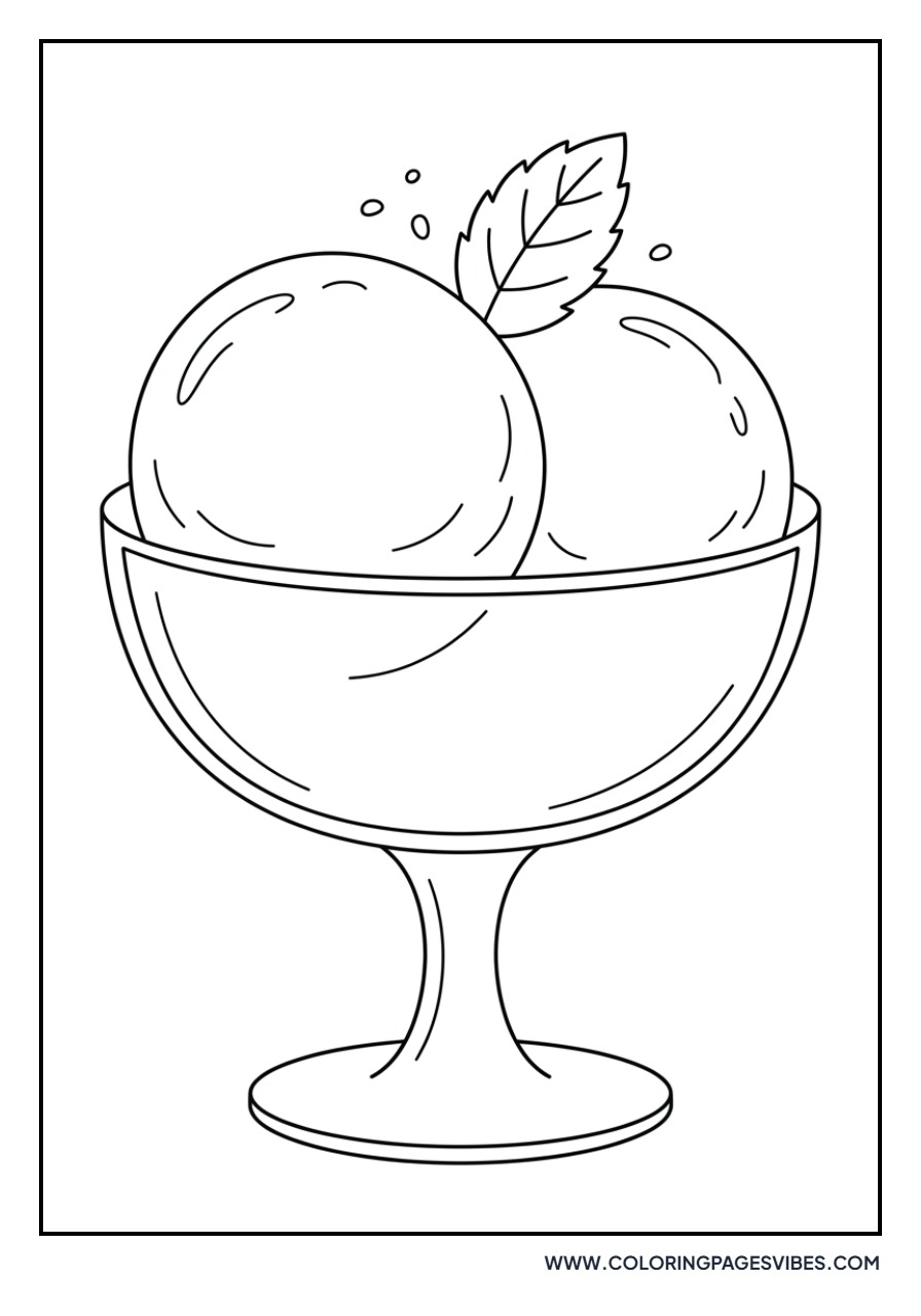 Lemon sorbet in a bowl