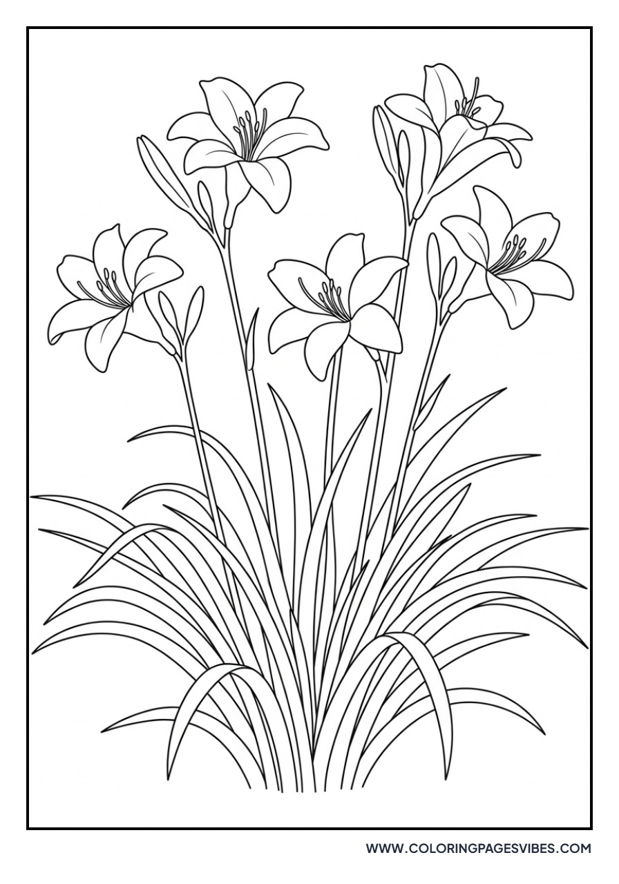 Daylily Cluster