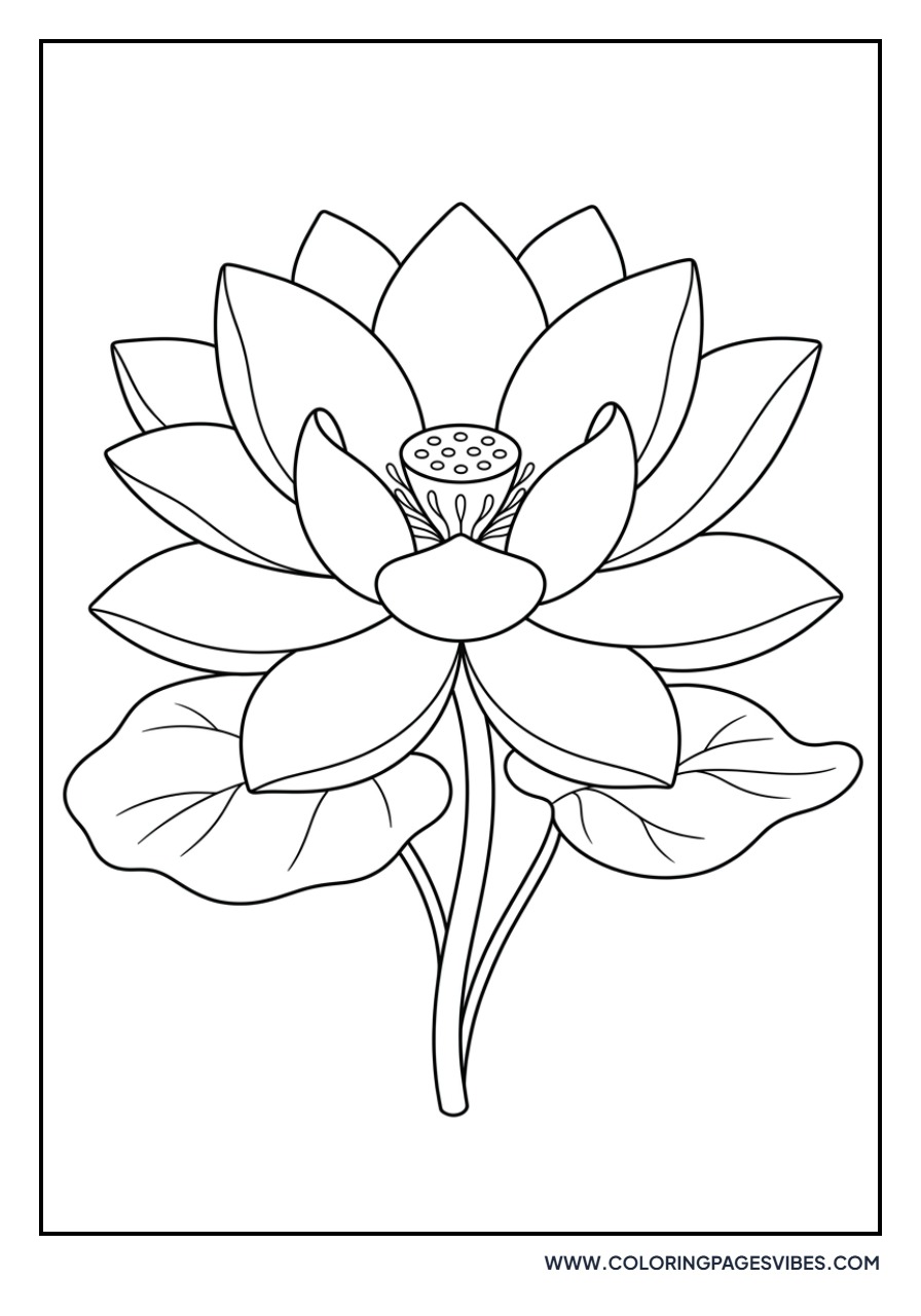 Blooming Lotus Flower