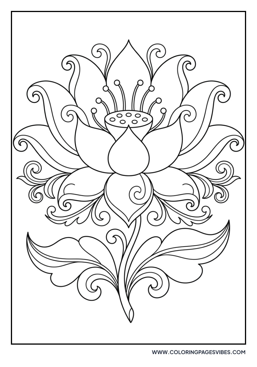 Fancy Lotus Design