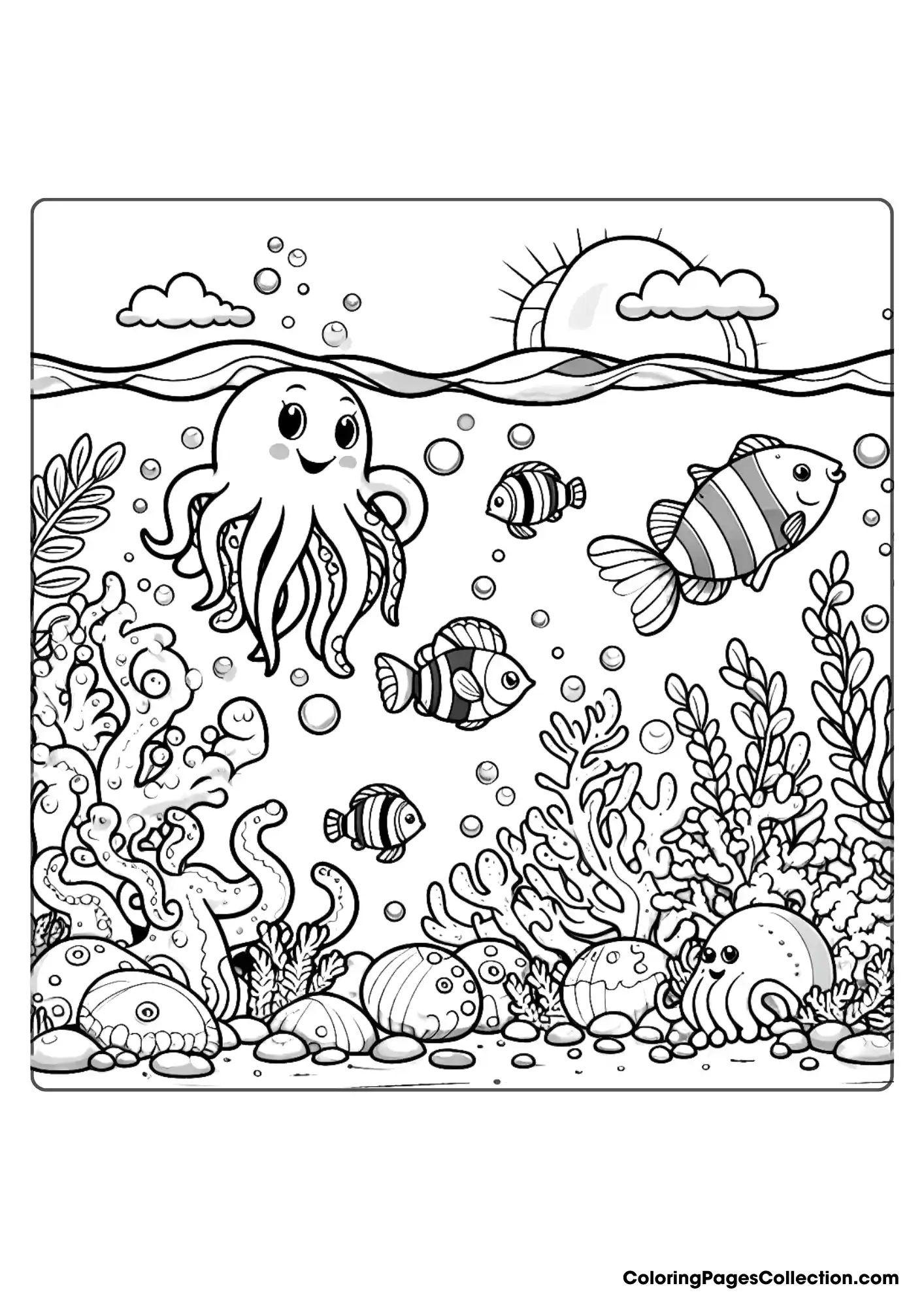 ocean coloring pages