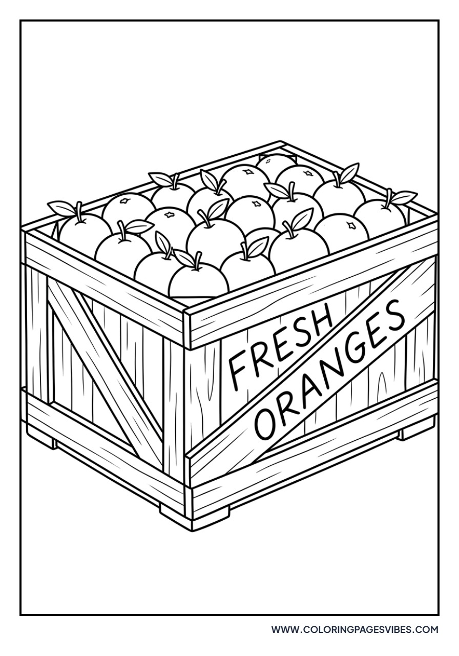 Crate of Oranges