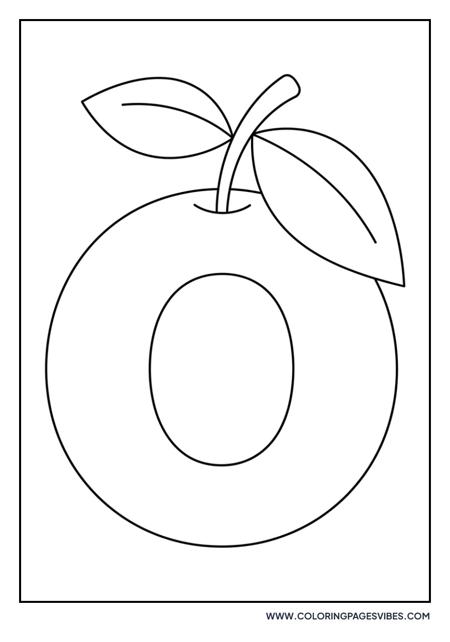 Letter O for Orange