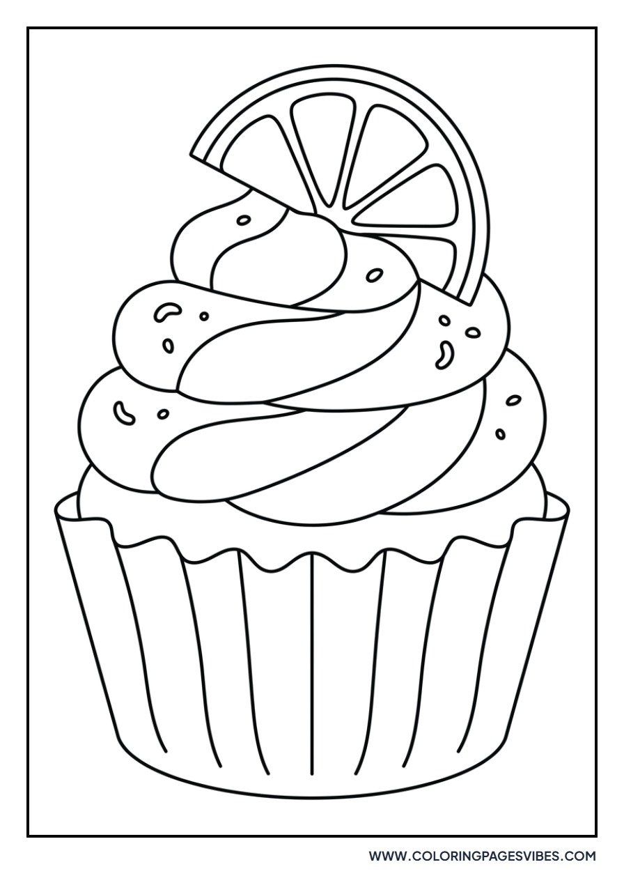 Orange and Cupcake