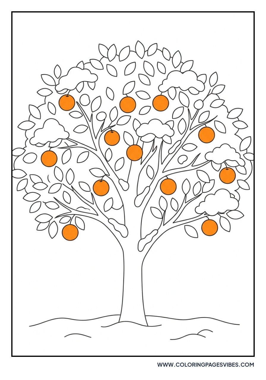 Orange Tree in Winter