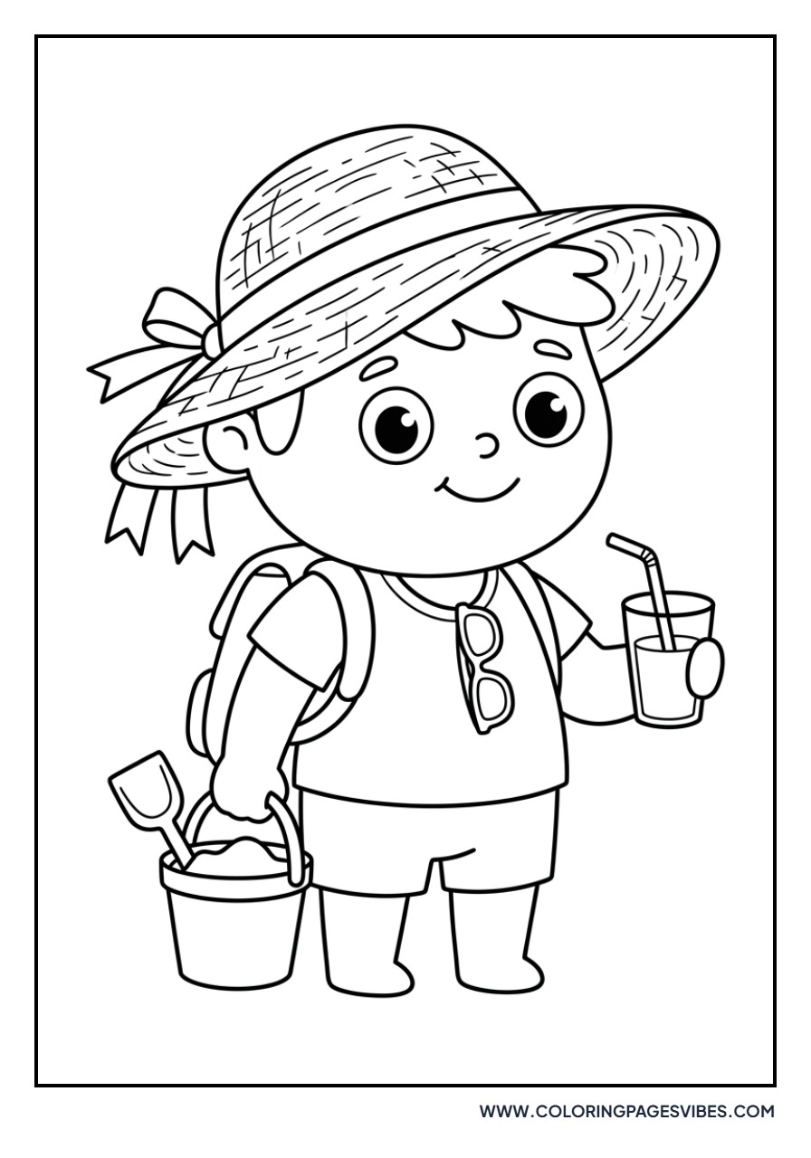 Orange Wearing a Hat
