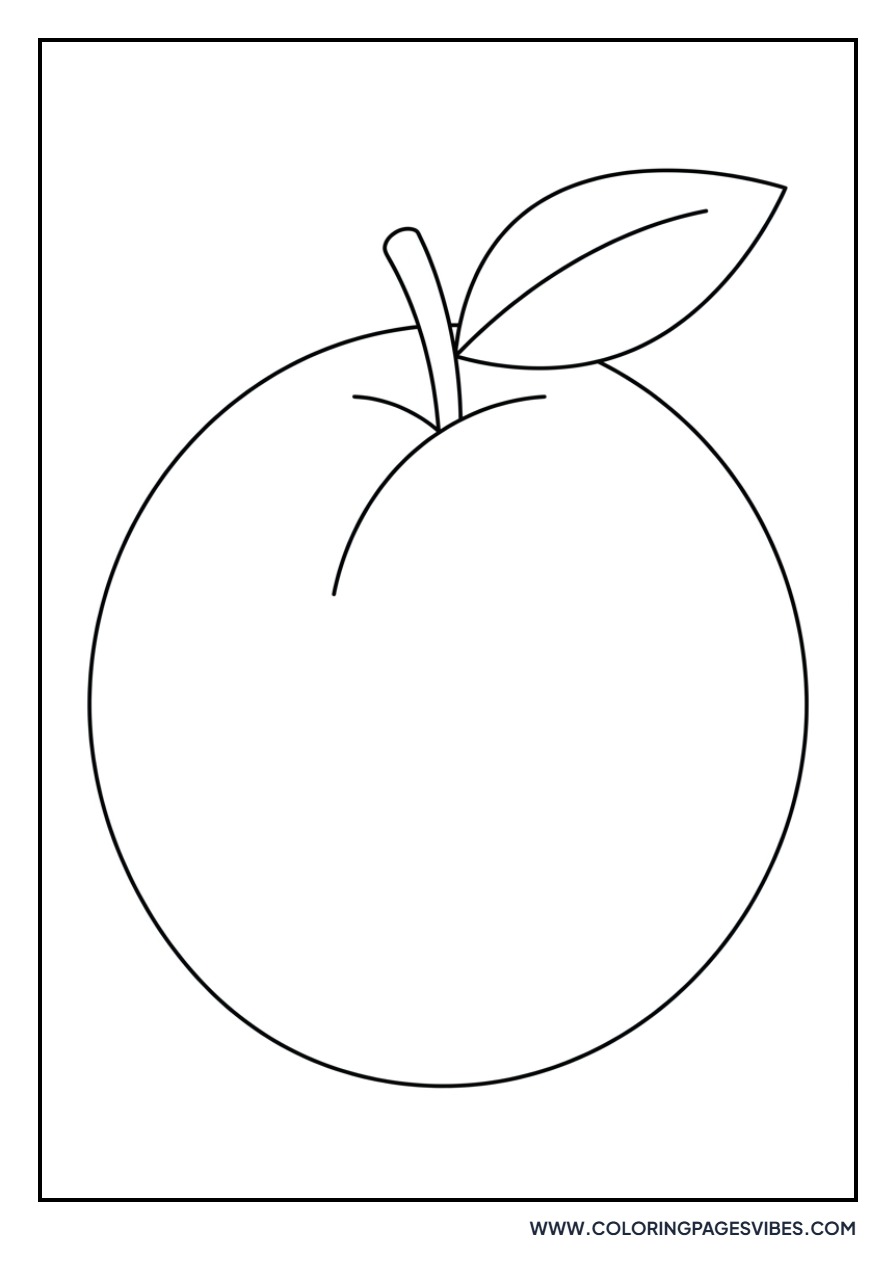 Classic Peach Outline