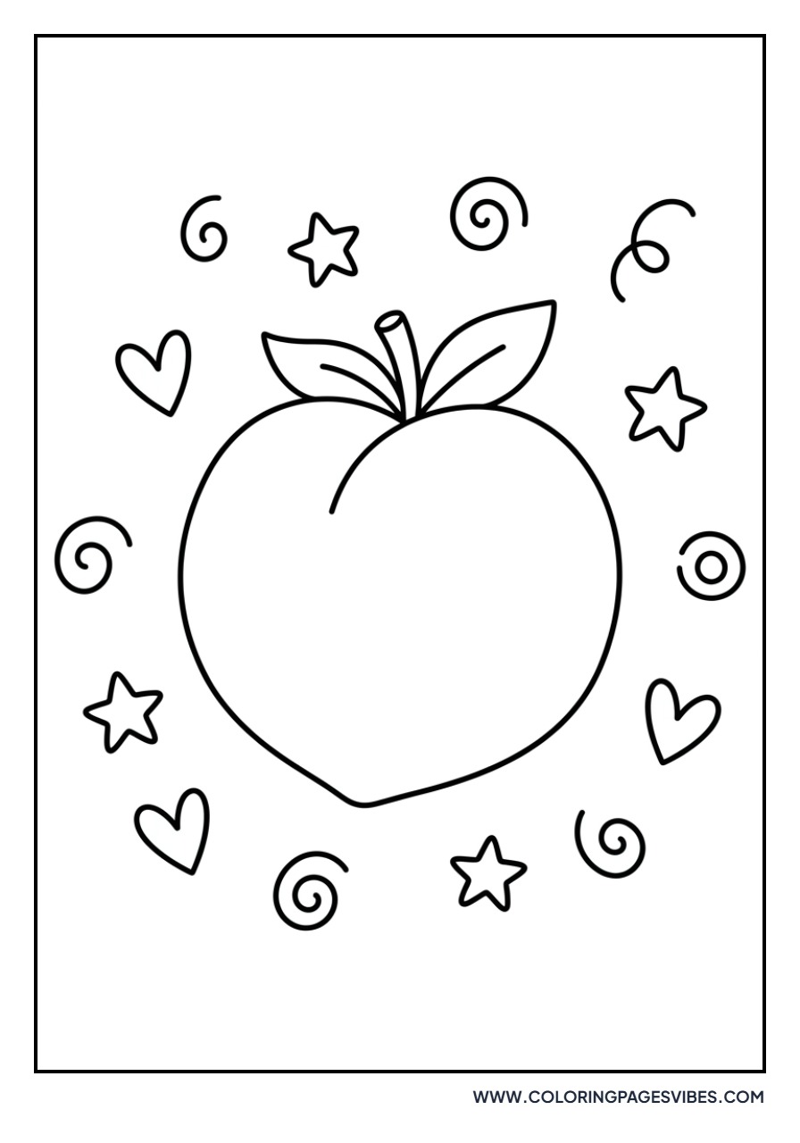Doodle Peach Style