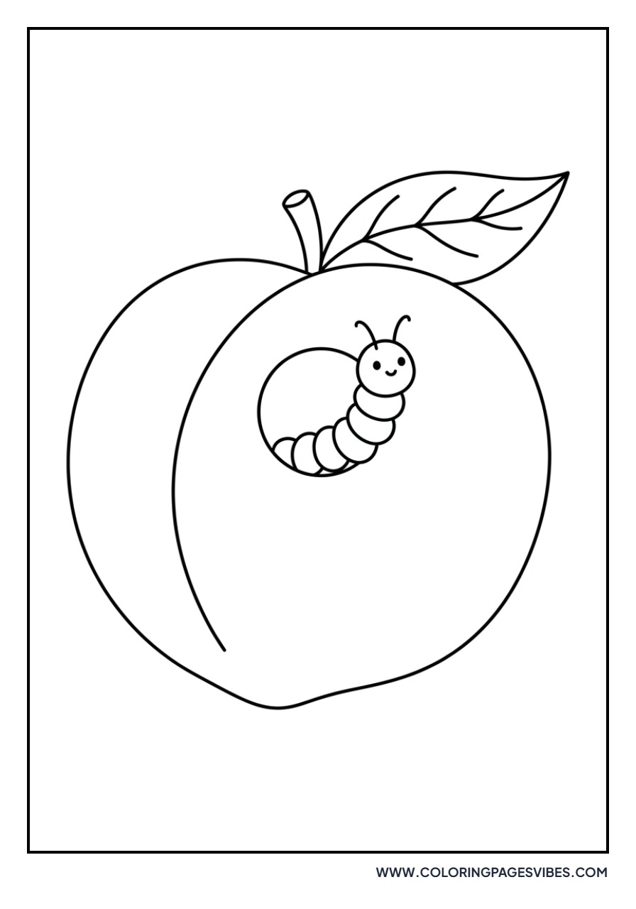 Hungry Caterpillar Peach