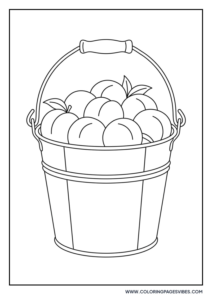 Peach Garden Pail