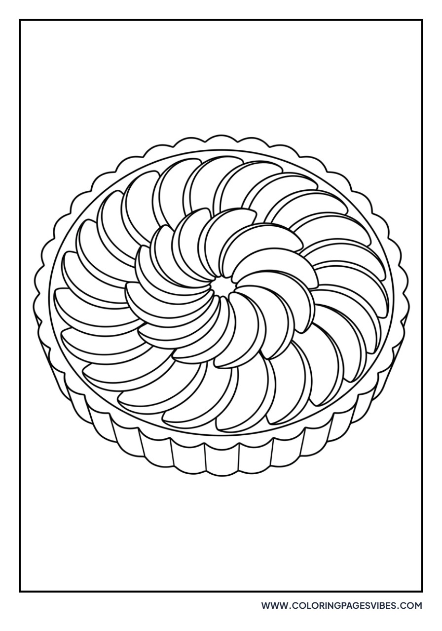 Peach Tart Design