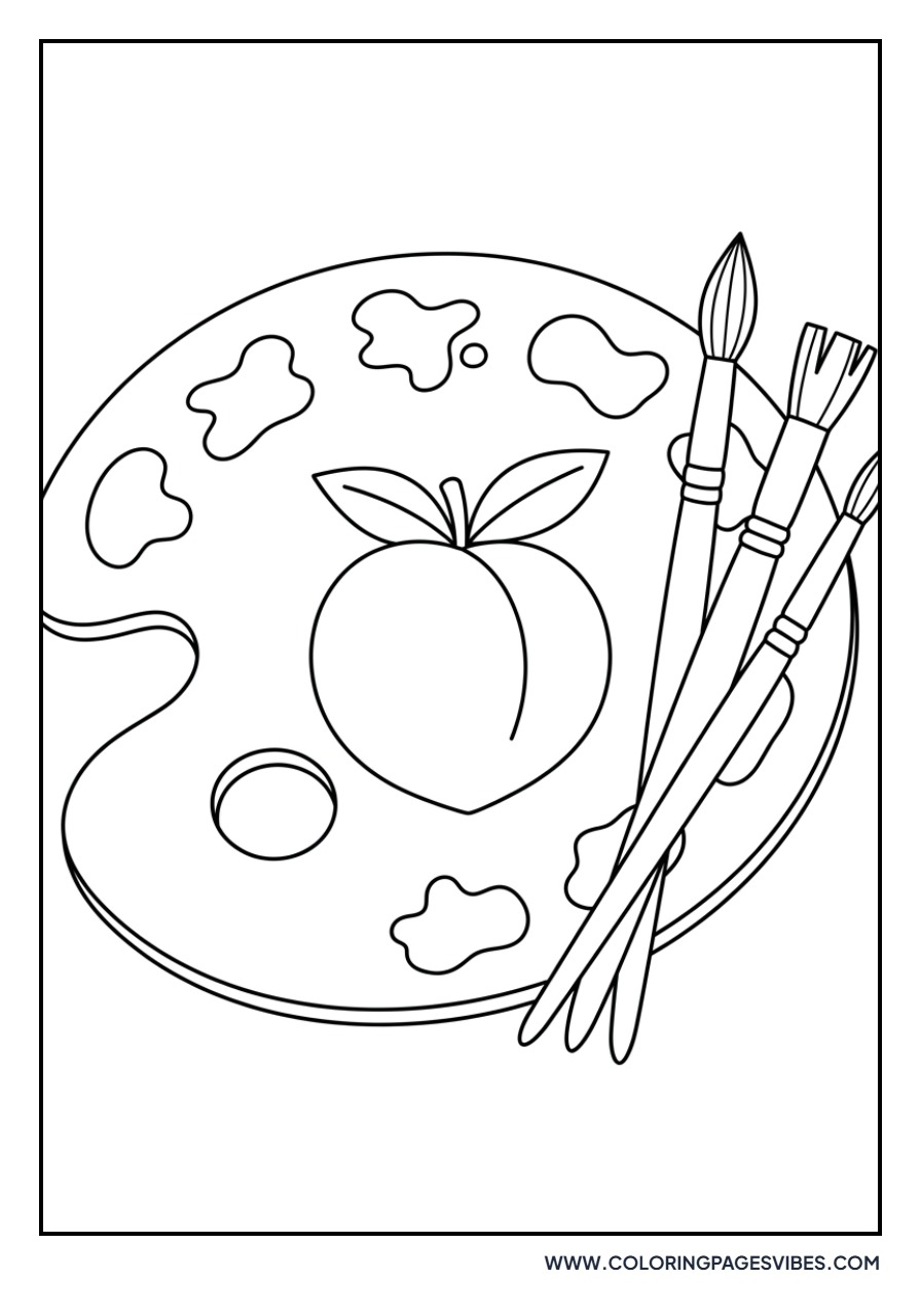 Peach Watercolor Palette