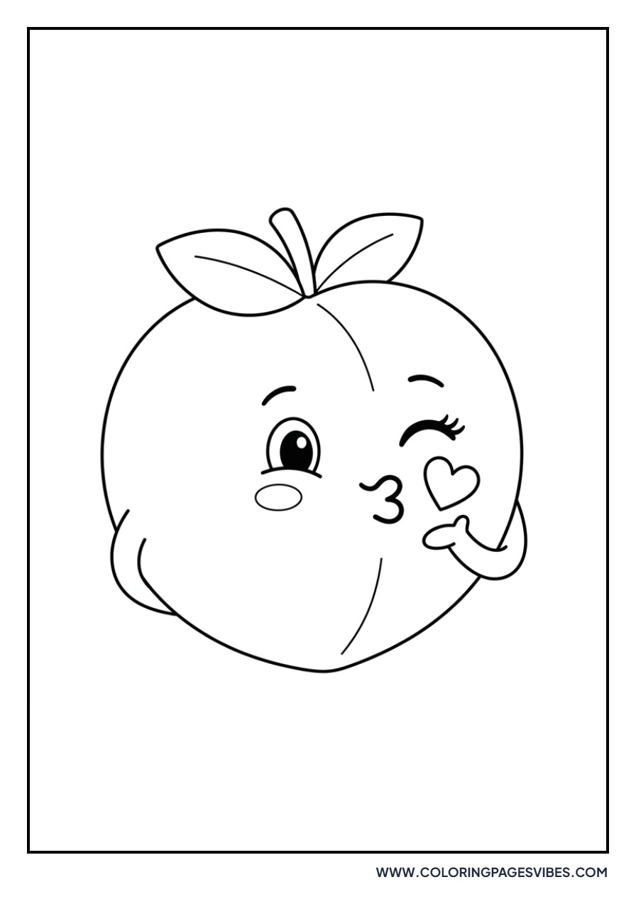 Wink Kawaii Peach