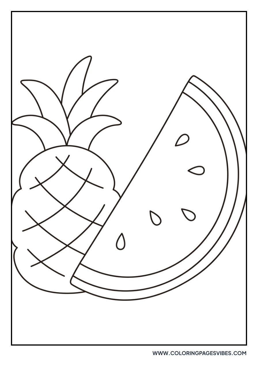 Pineapple and Watermelon