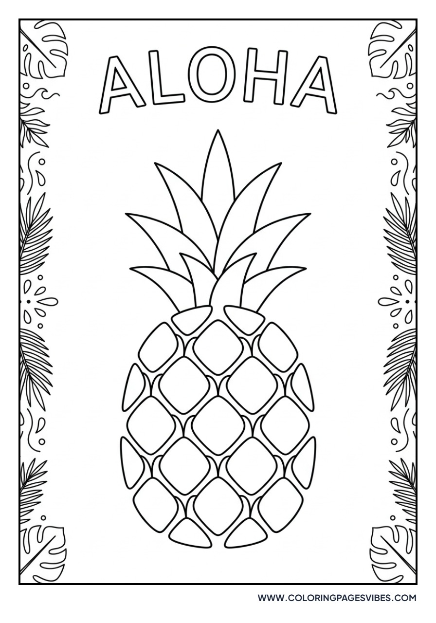 Pineapple Greeting Card