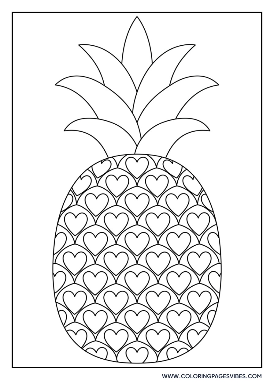 Pineapple Heart Pattern