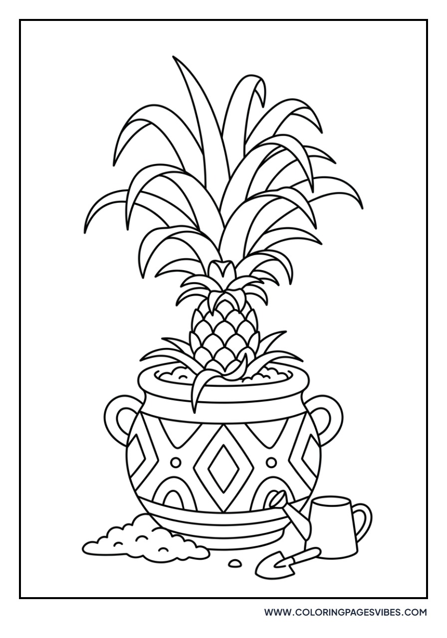 Pineapple in a Pot