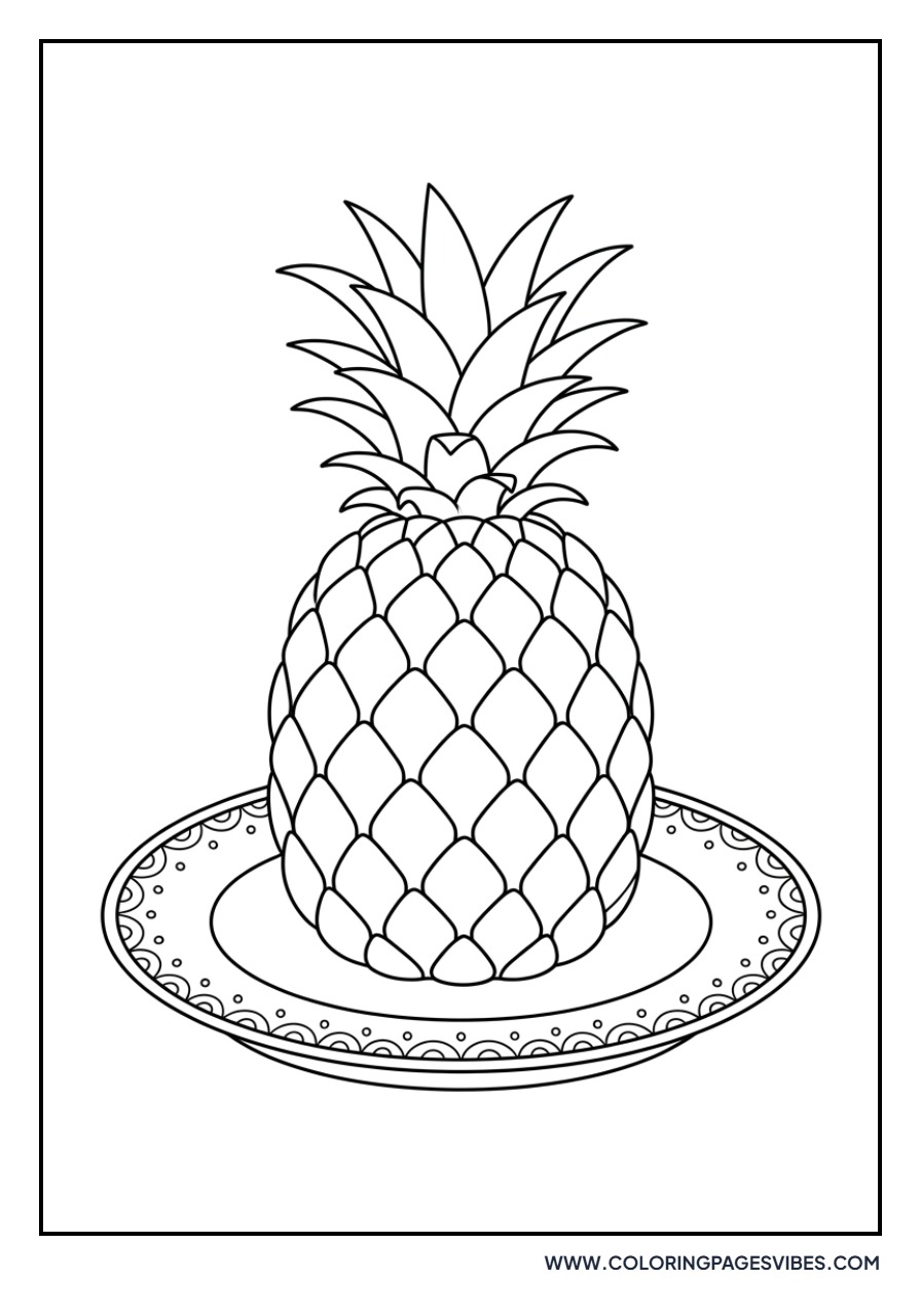 Pineapple on a Plate