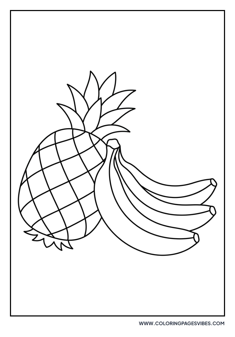 Pineapple with Bananas