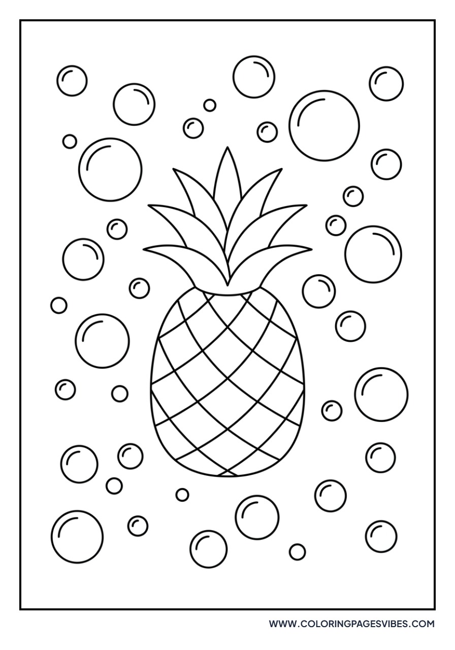 Pineapple with Bubbles