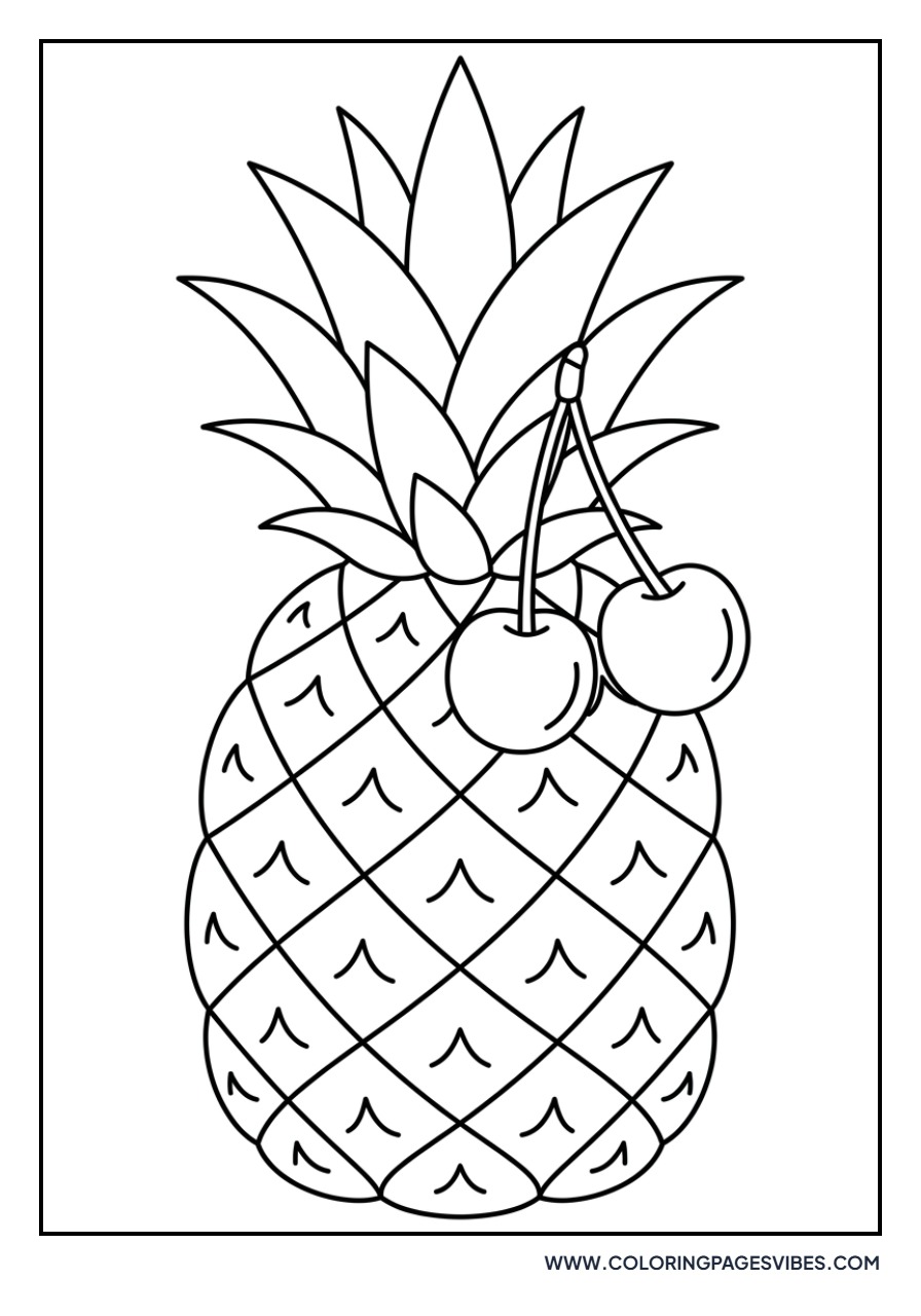 Pineapple with Cherries