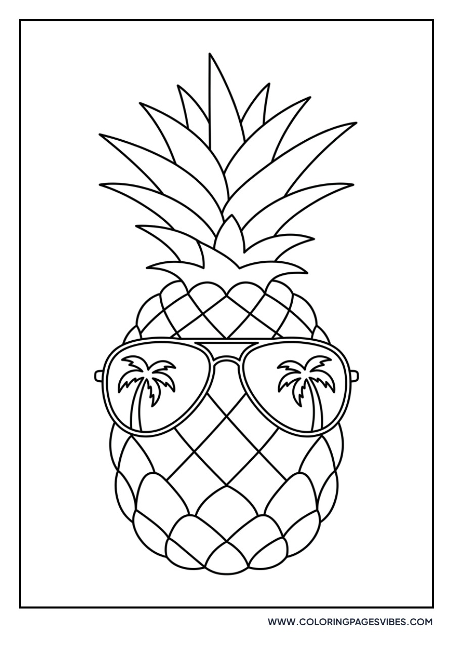 Pineapple with Cool Shades