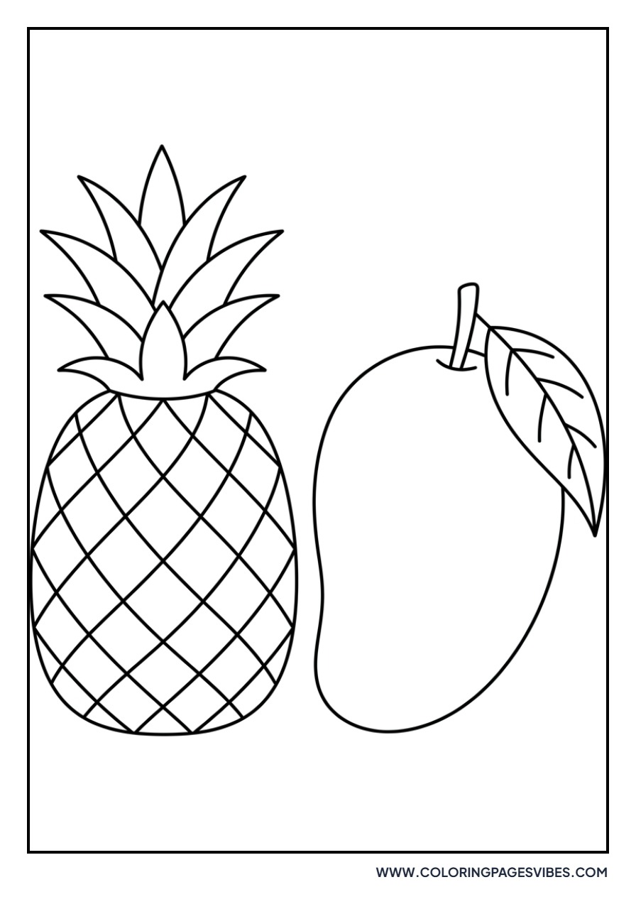 Pineapple with Mango