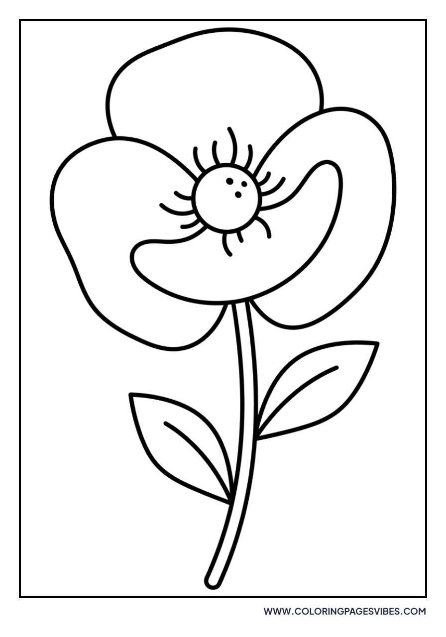Modern Poppy Art